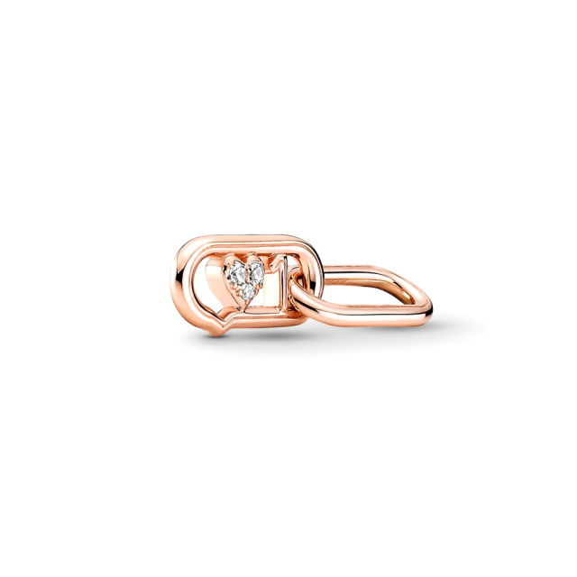 Pandora ME stílusos imádom dupla rosé láncszem
