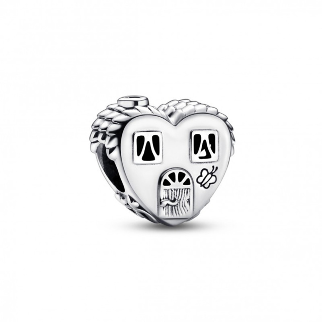 Pandora Moments Szív házikó Ezüst Charm