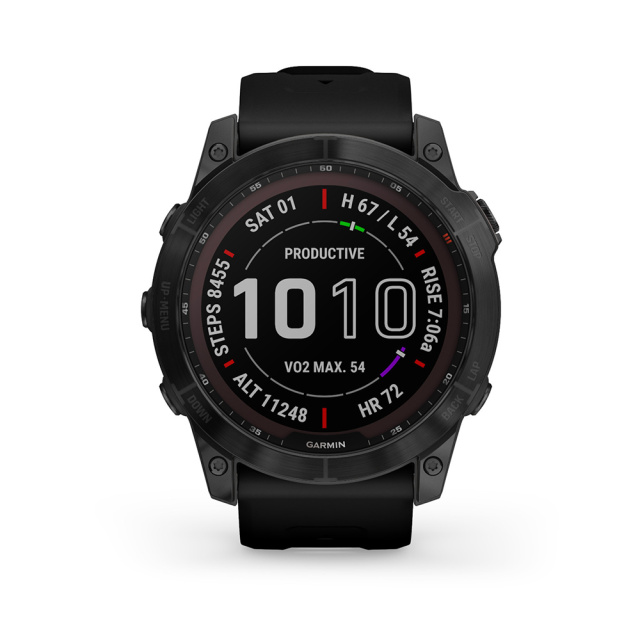 Garmin okosóra Fenix 7 fekete,fekete kerettel