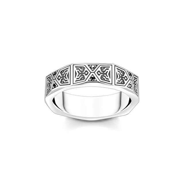 Thomas Sabo Ezüst gyűrű csiszolt mintával