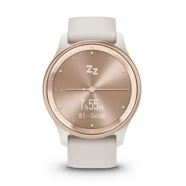 Garmin okosóra  Vívomove trend Krémfehér szilikon szíjjal