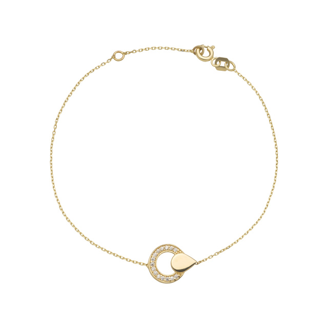 Sárga arany karkötő