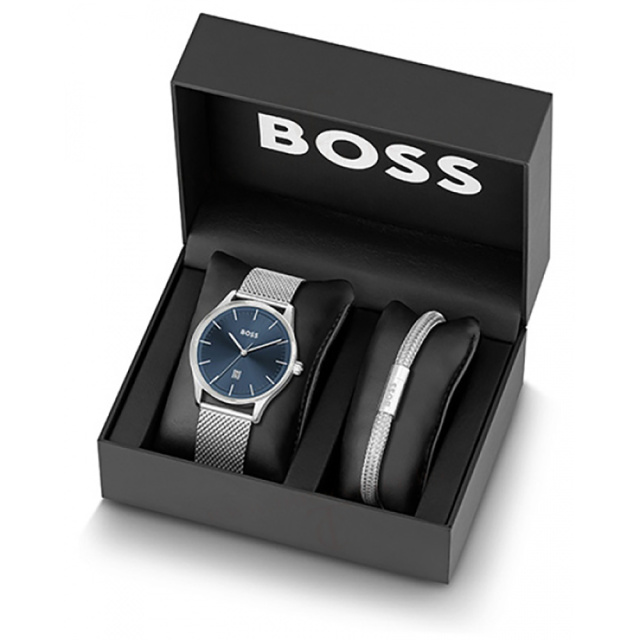 Boss Reason férfi óra HB1570160 kartkötővel