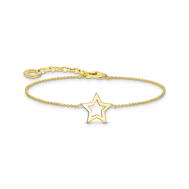 Thomas Sabo aranyozott csillag női karlánc
