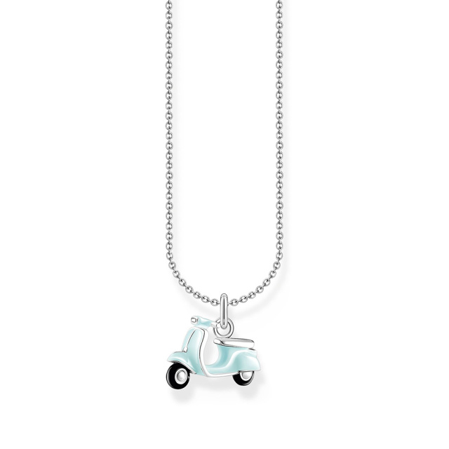Thomas Sabo ezüst női nyaklánc türkiz robogó medállal