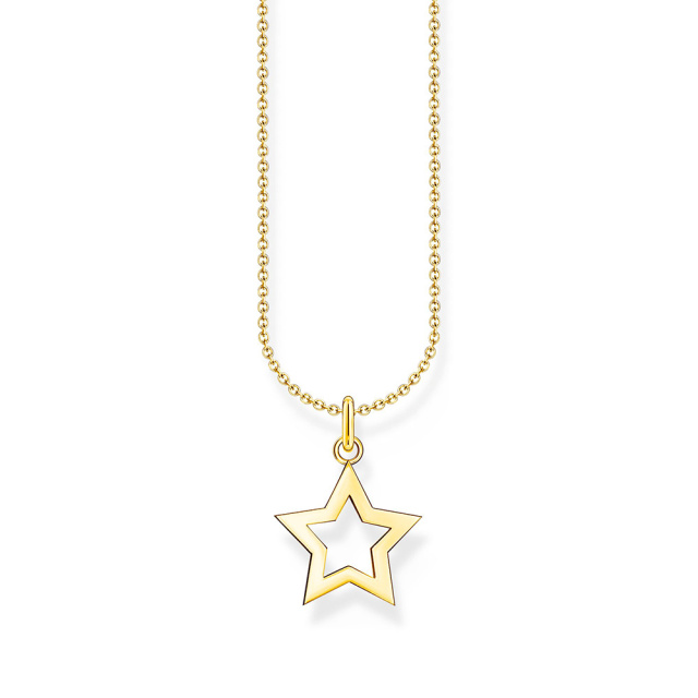 Thomas Sabo aranyozott csillag női nyaklánc