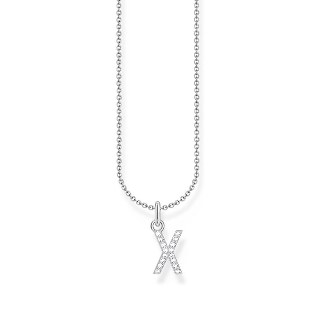 Thomas Sabo ezüst női nyaklánc X betű medállal