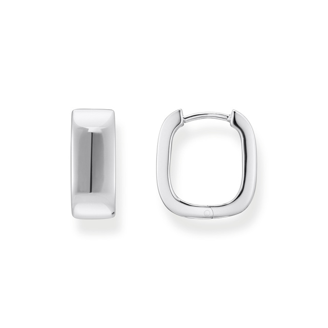 Thomas Sabo Ezüst szögletes karika fülbevaló