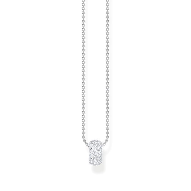 Thomas Sabo Ezüst nyaklánc áttetsző cirkónia köves medállal