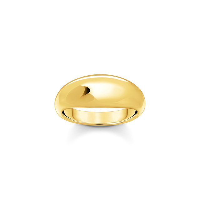 Timeless design aranyozott Thomas Sabo női ezüst gyűrű