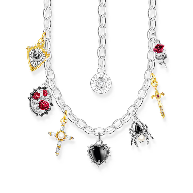 Thomas Sabo ezüst nyaklánc medálokkal