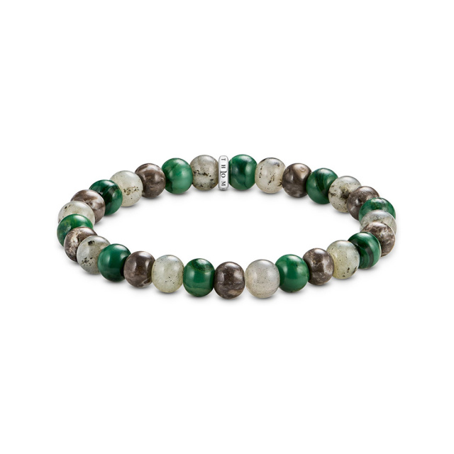 Thomas Sabo karkötő jáspis, jade és labradorit gyöngyökkel