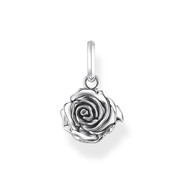 Thomas Sabo ezüst nagyméretű rózsa medál 