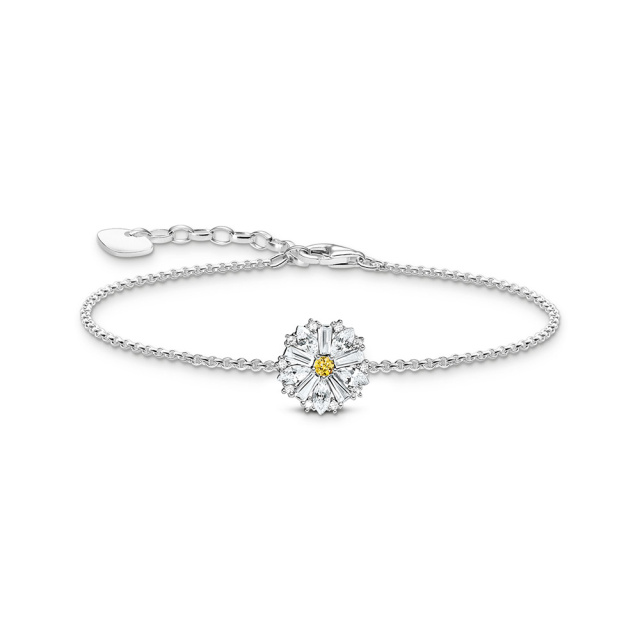 Thomas Sabo ezüst százszorszép karkötő cirkónia kövekkel