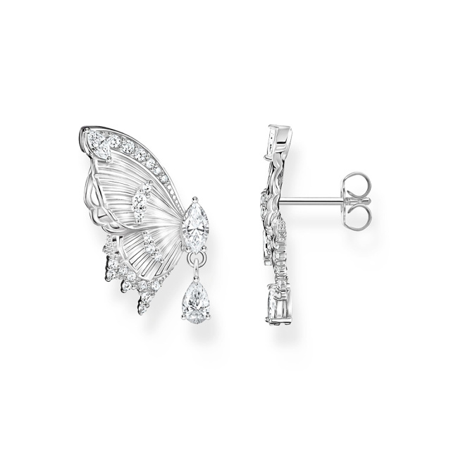 Thomas Sabo ezüst pillangószárny fülbevaló cirkóniával