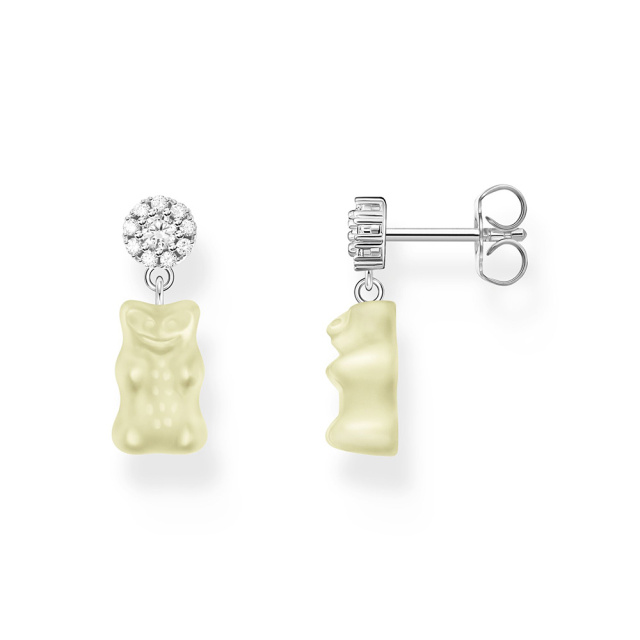 Thomas Sabo X HARIBO ezüst fülbevaló lógó fehér gumimacival