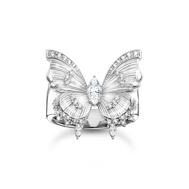 Thomas Sabo ezüst női pillangó gyűrű