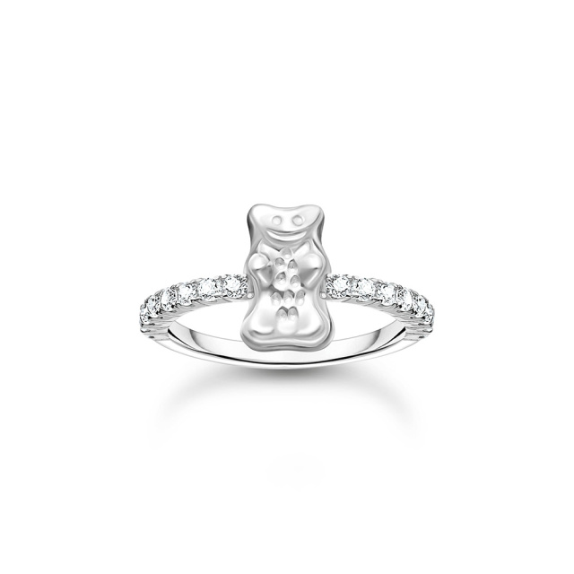 Thomas Sabo X HARIBO ezüst női gyűrű cirkóniával