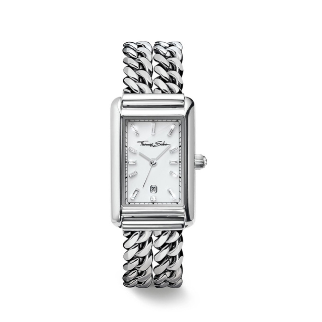 Thomas Sabo ezüst színű, téglalap alakú női karóra