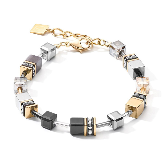 Coeur de Lion női sárga arany színű karkötő 2839/30-1216