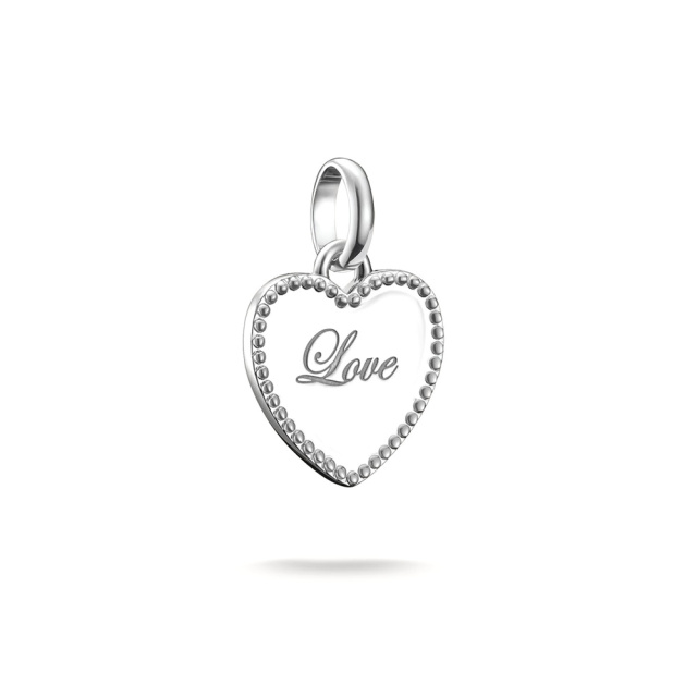 Thomas Sabo Ezüst szív alakú medál LOVE felirattal