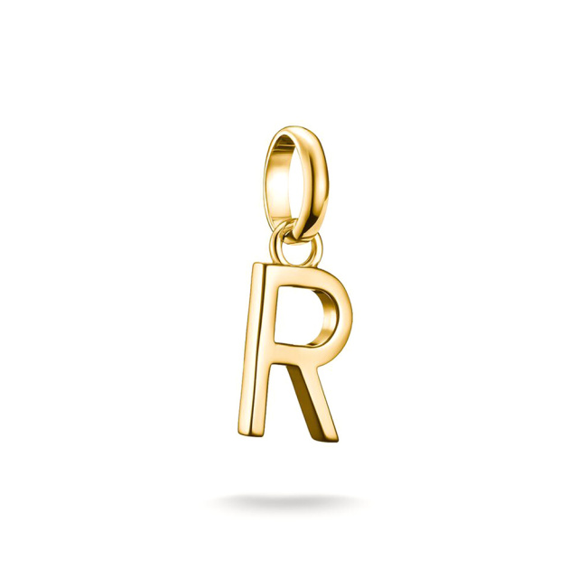 Thomas Sabo Aranyozott "R" betű connect medál