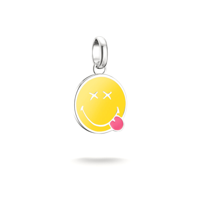 Thomas Sabo Connect SMILEYWORLD® sárga emoji charm