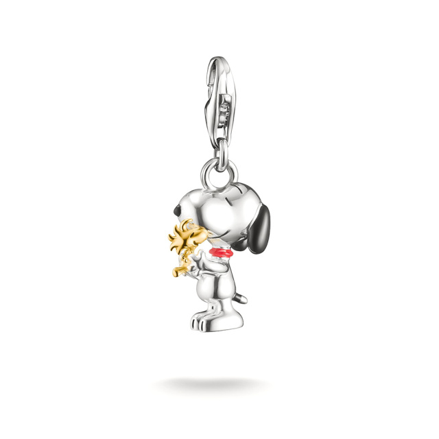 Thomas Sabo X PEANUTS Snoopy és Woodstock charm