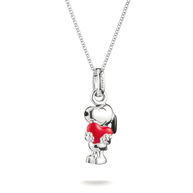 Thomas Sabo X PEANUTS ezüst Snoopy lánc szív medállal