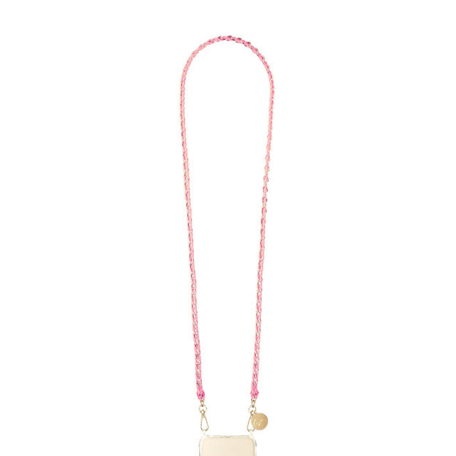 La Coque Francaise Lou rózsaszín, arany telefon lánc LE308298