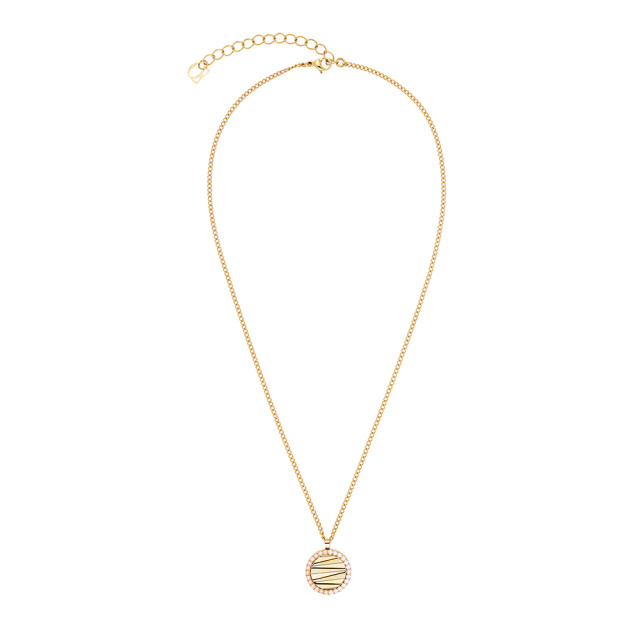 Coeur de Lion Mini Waves Beige Gold Plated női nyaklánc 2058/10-1016