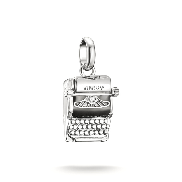 Thomas Sabo Ezüst Wednesday connect írógép medál