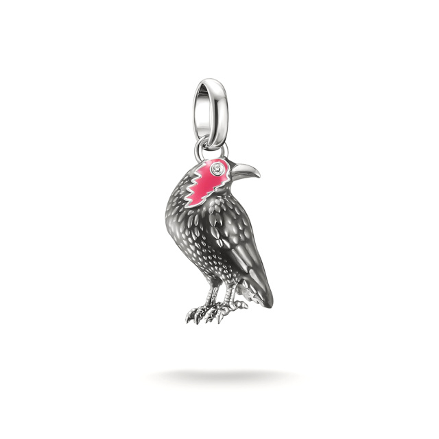 Thomas Sabo Ezüst Wednesday connect fekete varjú medál