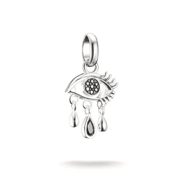 Thomas Sabo Ezüst Wednesday connect fekete könnyek medál