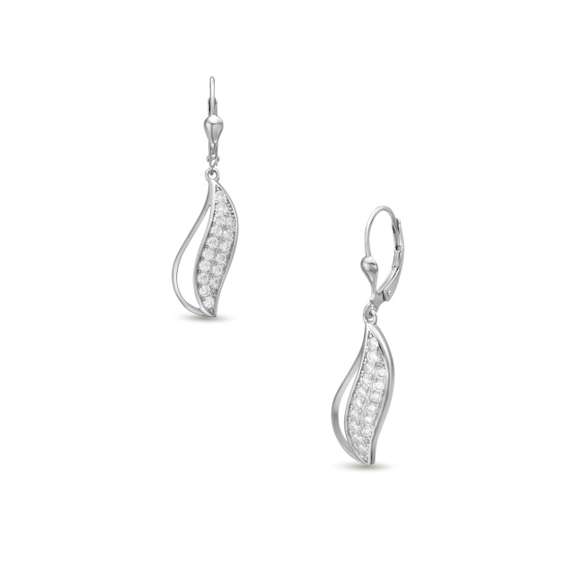 Juta ezüst fülbevaló