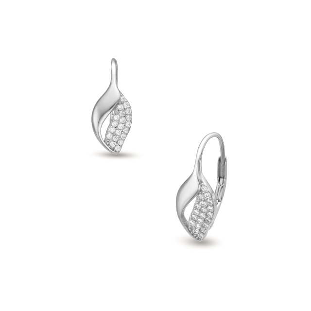 Juta ezüst fülbevaló