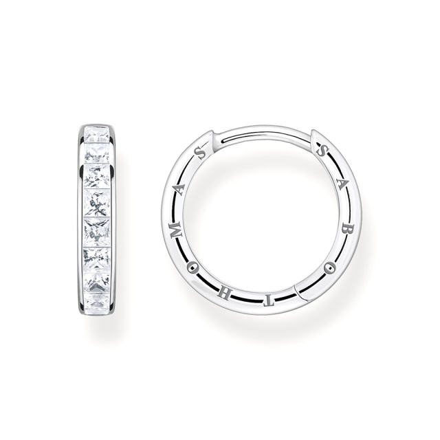Thomas Sabo Pavé fehér köves fülbevaló