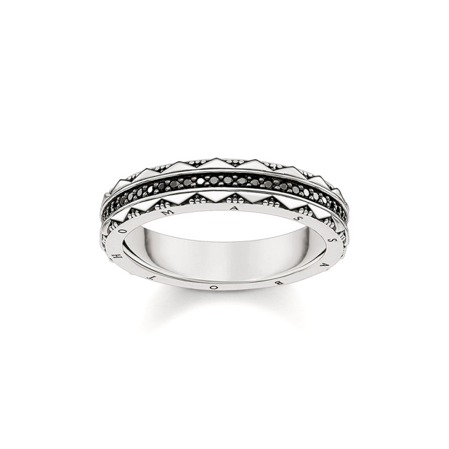 Thomas Sabo Ezüst Glam & Soul gyűrű hieroglifikus díszítésekkel