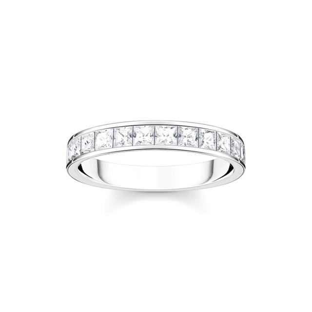 Thomas Sabo Pavé fehér köves női gyűrű