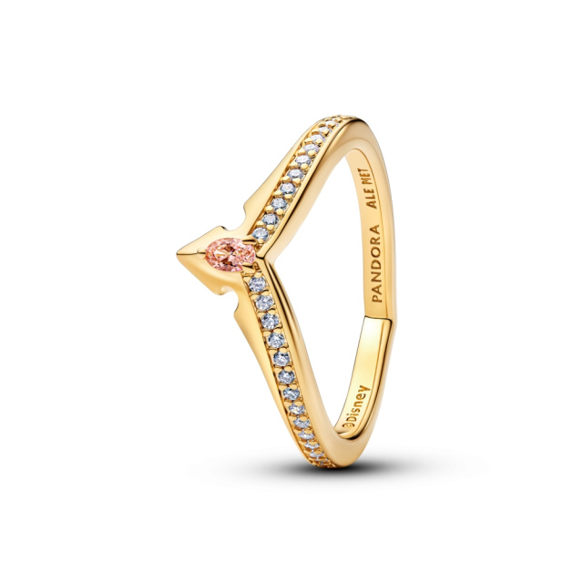 Pandora Disney Aurora hercegnő tiara gyűrű