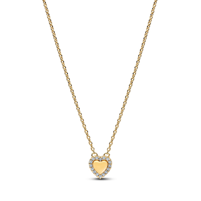 Pandora Gravírozható szív glória collier nyaklánc