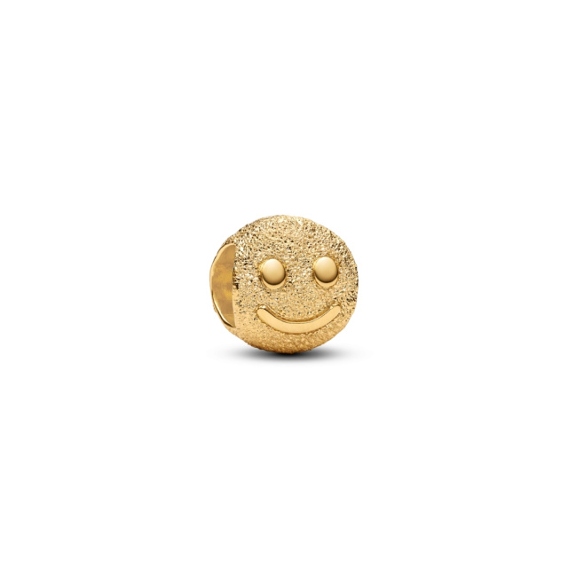 Pandora Texturált mosolygó arc mini charm