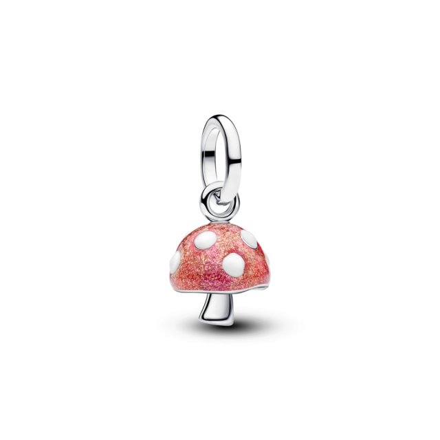 Pandora Foszforeszkáló gomba függő charm