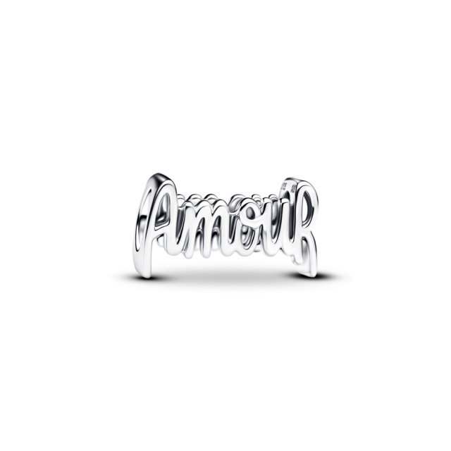 Pandora Amour felirat charm