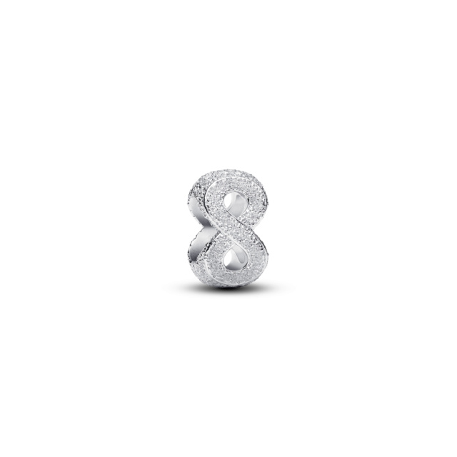 Pandora Texturált végtelenjel mini charm