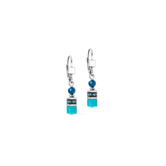 Coeur de Lion Princess Teal Glow női fülbevaló 2103/20-0624