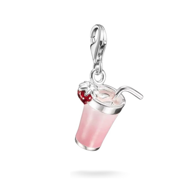 Thomas Sabo rózsaszín matcha tea charm