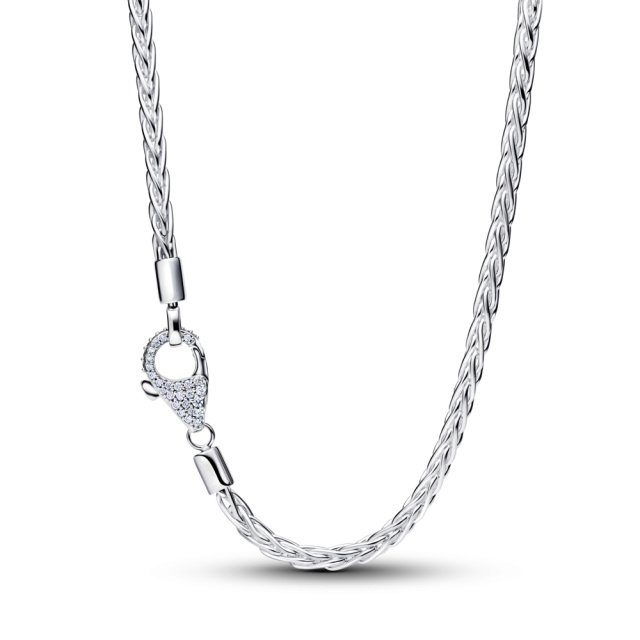 Pandora Pavé kapcsos rókafark láncos charm nyaklánc