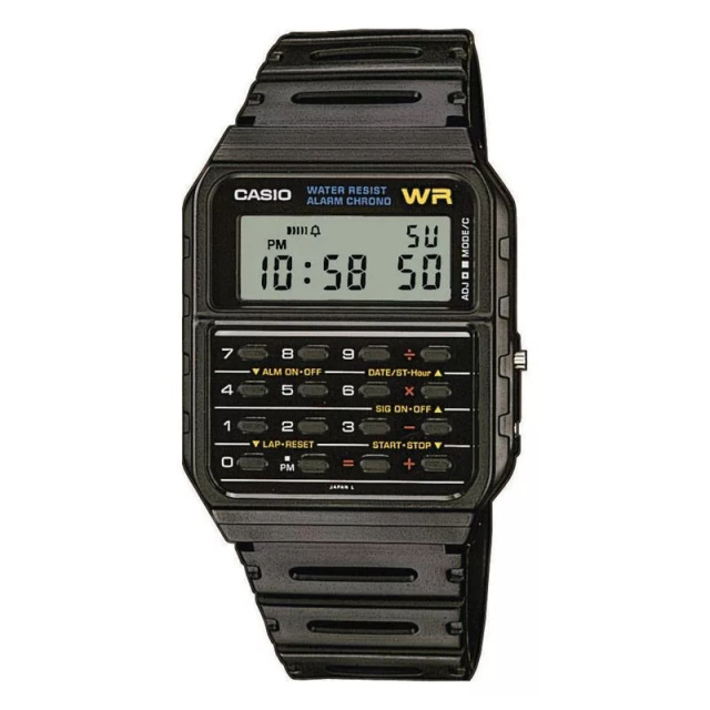 Casio Calculator fekete színű férfi karóra CA-53W-1ER