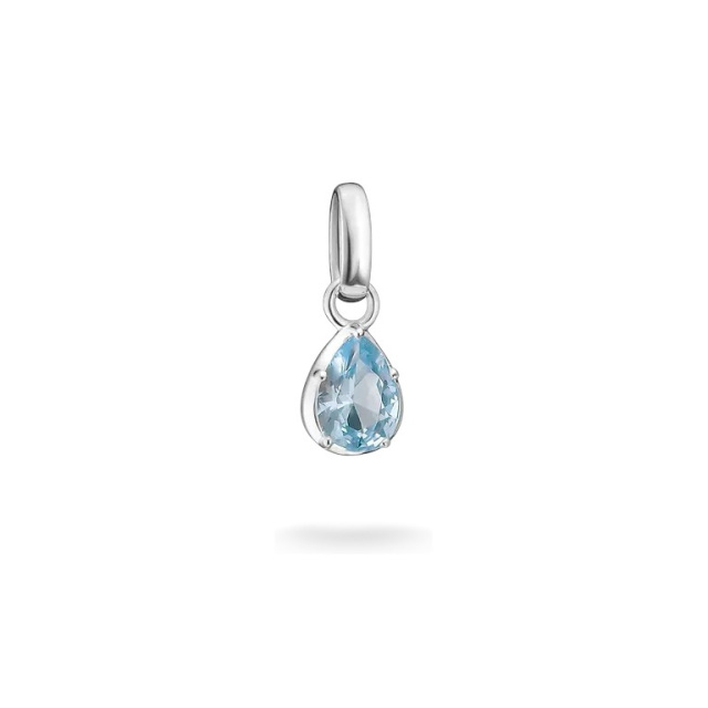 Thomas Sabo márciusi születésköves világoskék csepp charm